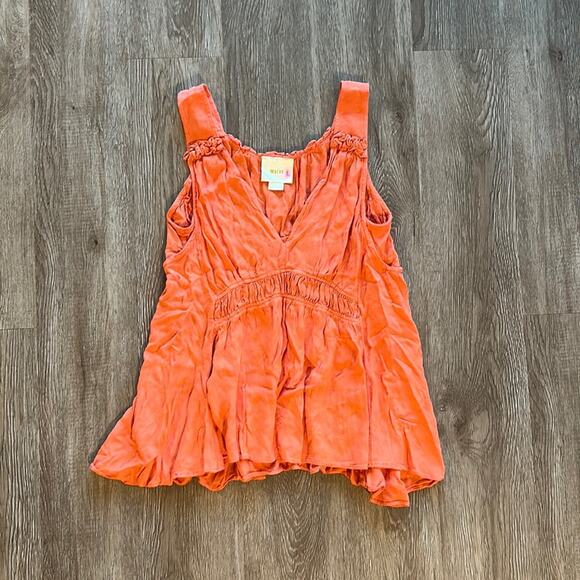 Anthropologie Maeve Bretta Tank Top Orange Size Small - Picture 1 of 5